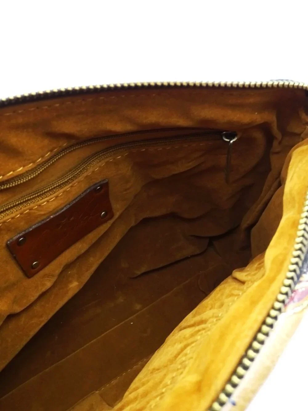 PATRICIA NASH Avellino French Tapestry Color Genuine Leather Crossbody Organizer - Picture 9 of 9